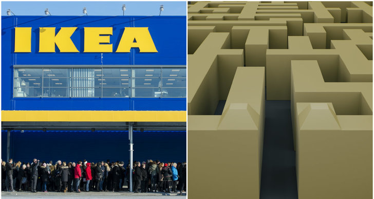 Ikea, Varuhus, Labyrint