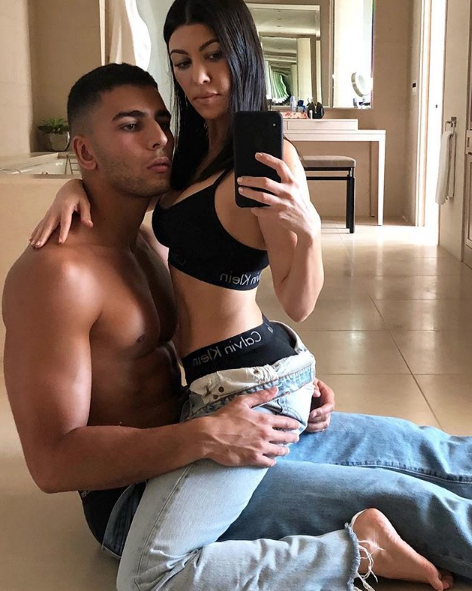 Kourtney Kardashian och Younes Bendjima Kourtney Kardashian och Younes Bendjima