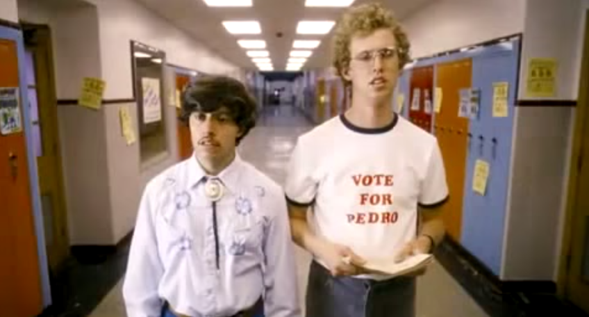 "Vote for Pedro"