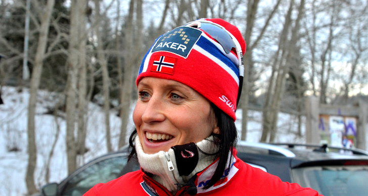 Charlotte Kalla, Marit Björgen, la cluzas, skidor