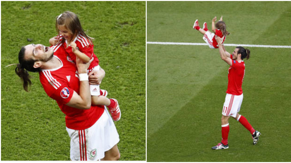 Bale firade avancemanget med dottern.
