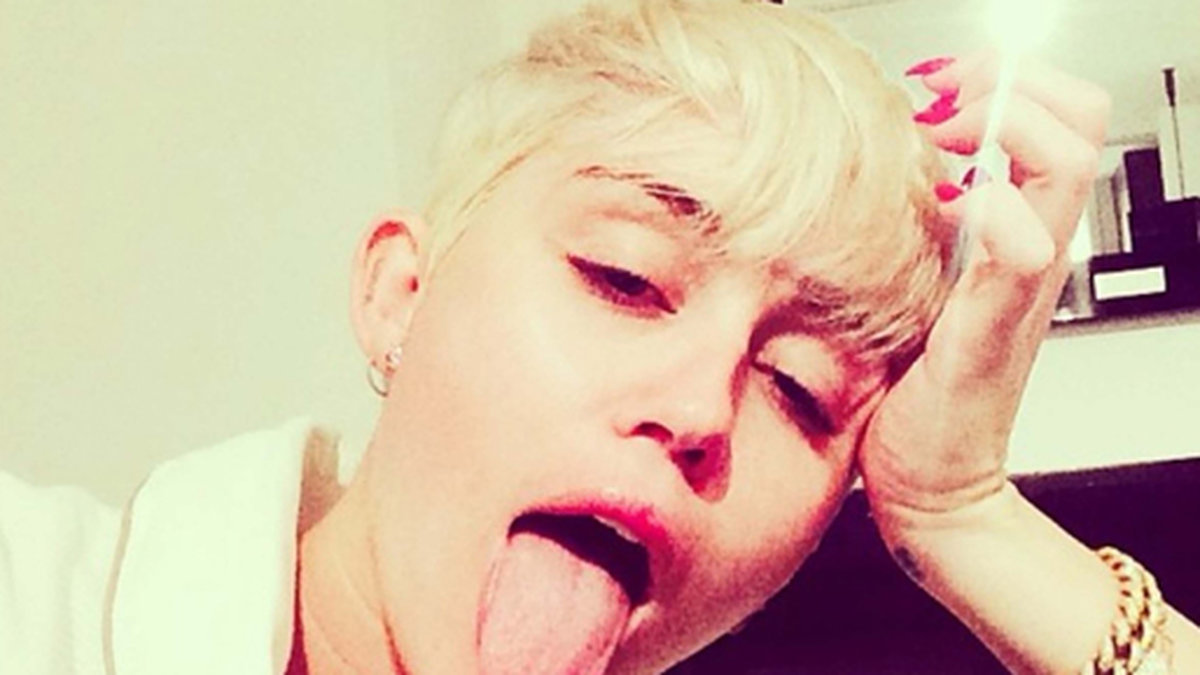 Miley Cyrus är trött. 