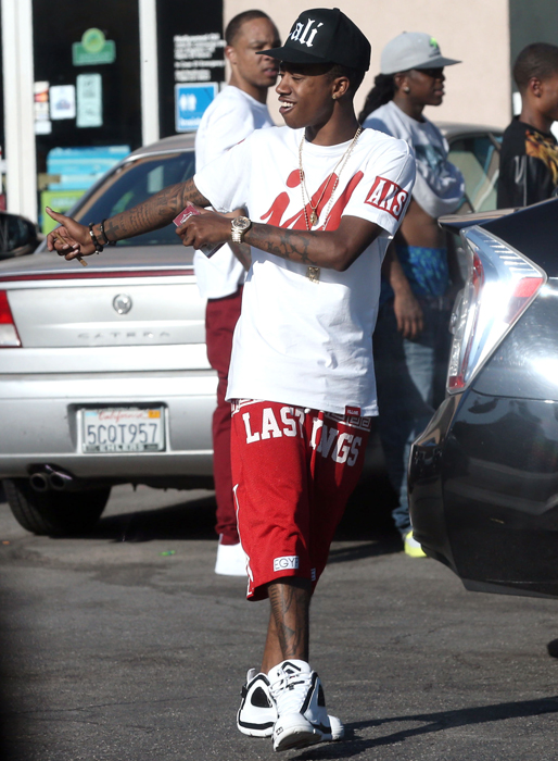 Rapparen Lil Twist är ute och flänger i Hollywood. Rapparen Lil Twist är ute och flänger i Hollywood.