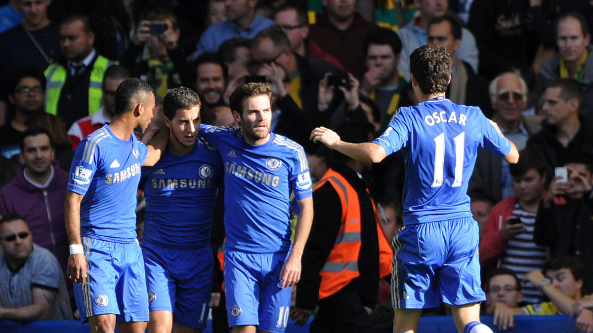 Chelsea spelade ut Norwich och vann med 4-1.