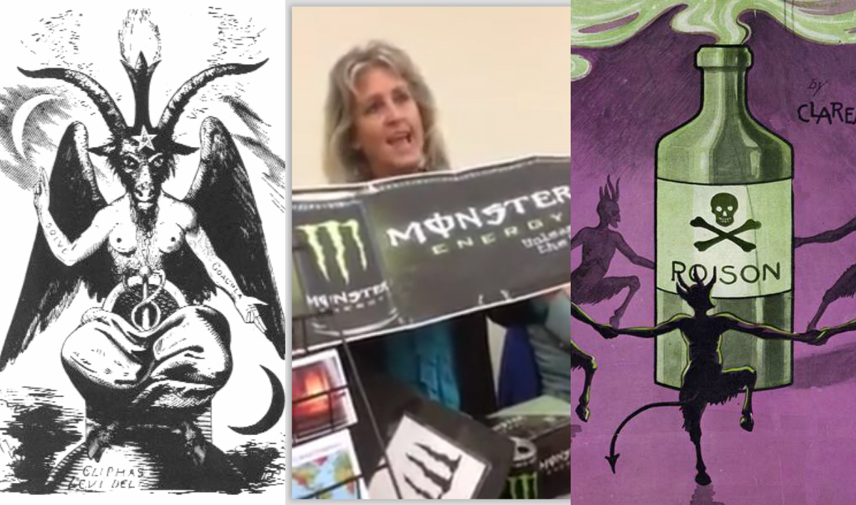 Monster Energy Drink- en favorit bland djävulsdyrkare och annat löst folk