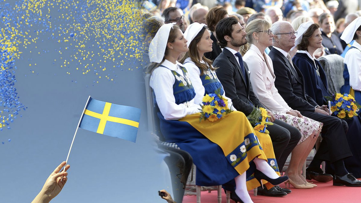 Svenska flaggans dag och nationaldagen firas den 6 juni