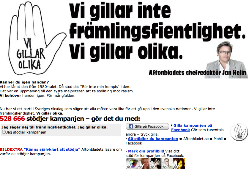 Aftonbladets Vi gillar olika-kampanj blev en succé, men förändrade inte Aftonbladet själva. 