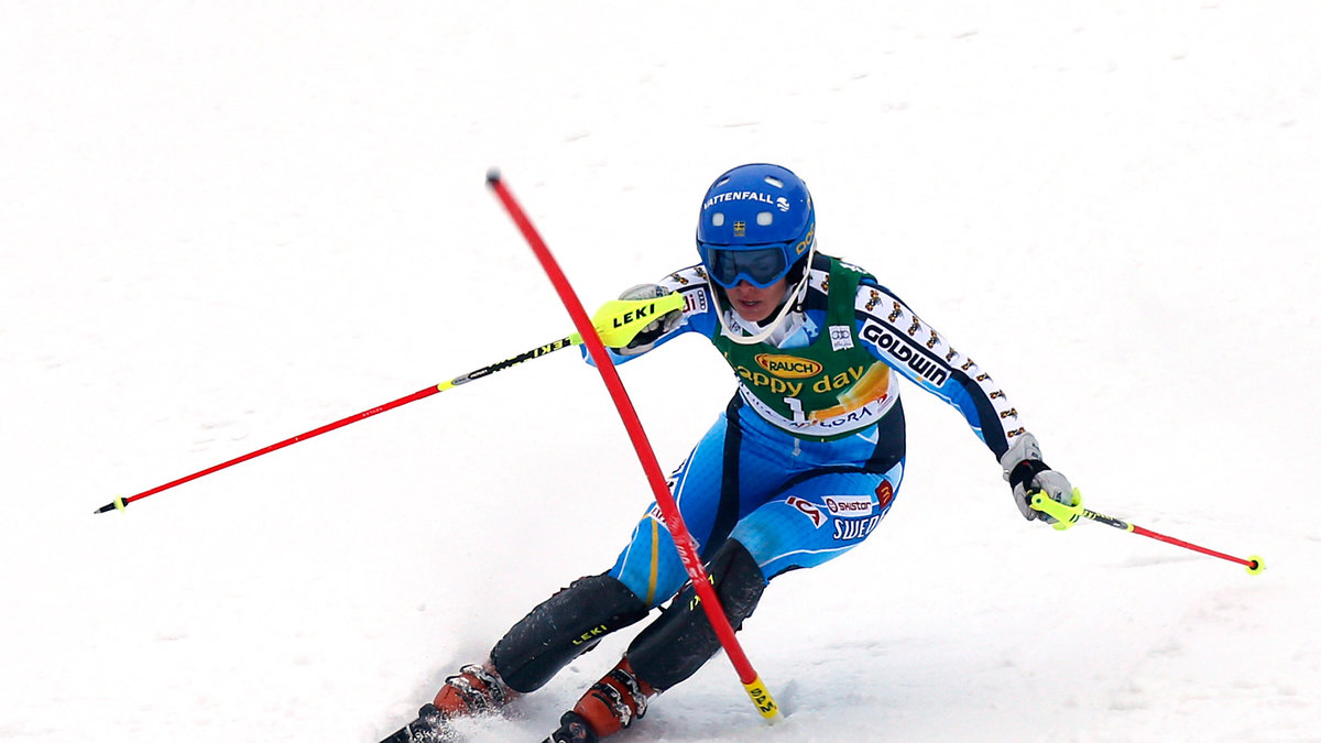 Under vinter-OS är slalom en av alla sporter man kan se.