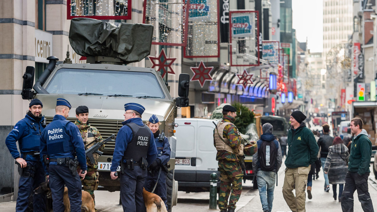Bryssel har varit hårt bevakat sedan attackerna i Paris.
