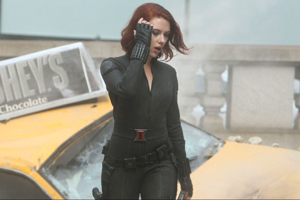 Scarlett Johansson har en av huvudrollerna - som Black Widow.