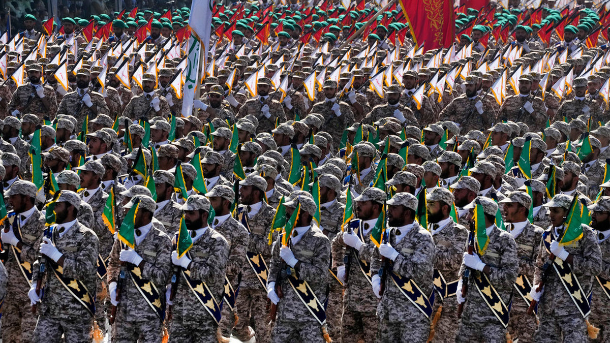 Medlemmar från Irans revolutionsgarde. Arkivbild.
