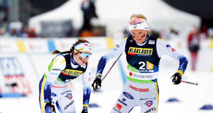 TT, Sverige, Maja Dahlqvist, Frida Karlsson, VM i längdskidor 2023, Ebba Andersson