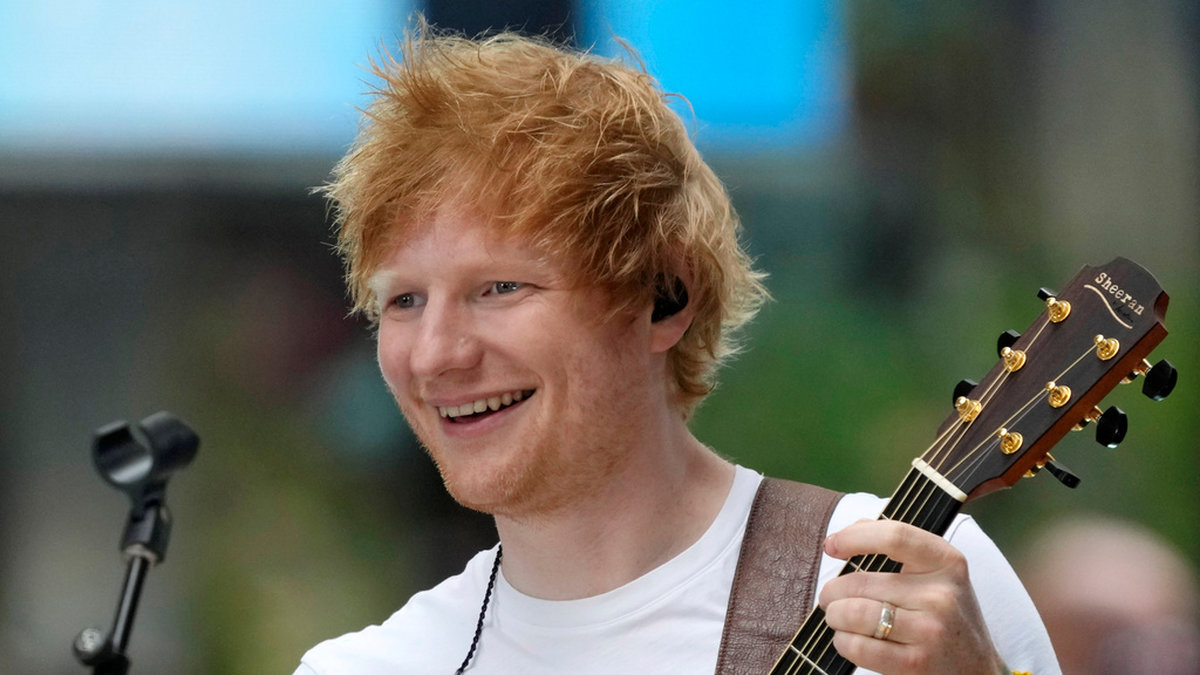 Ed Sheeran slår rekord igen. Arkivbild.