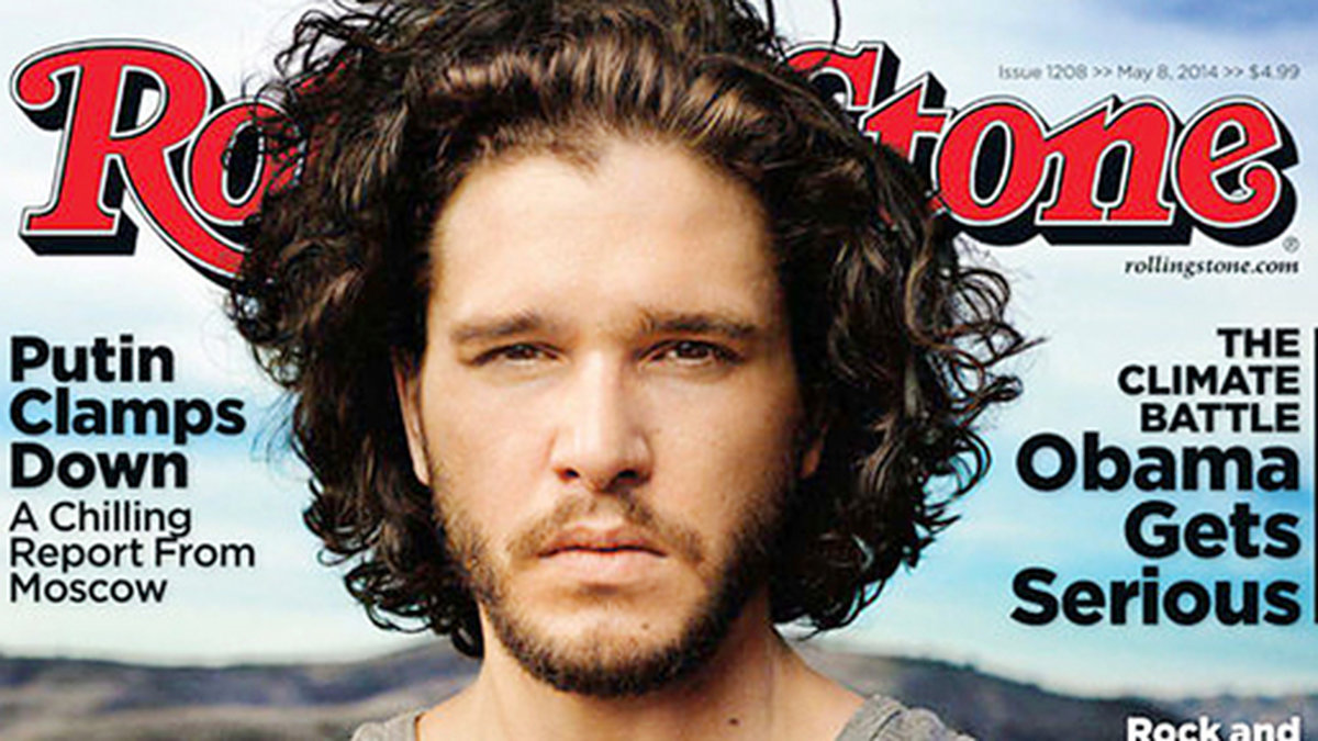 Kit Harington från Game of Thrones pryder omslaget till Rolling Stone.