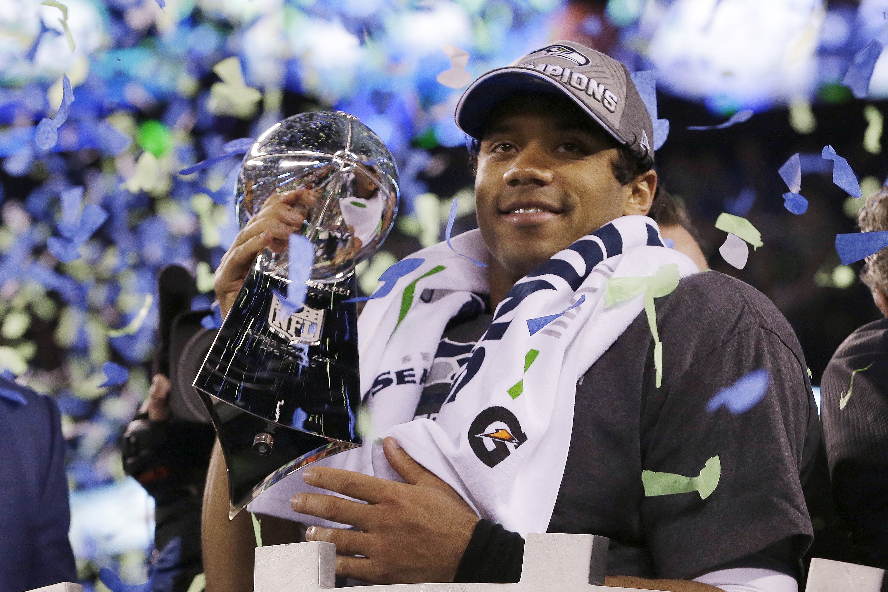Seattle Seahawks quarterback Russell Wilson. Seattle Seahawks quarterback Russell Wilson.
