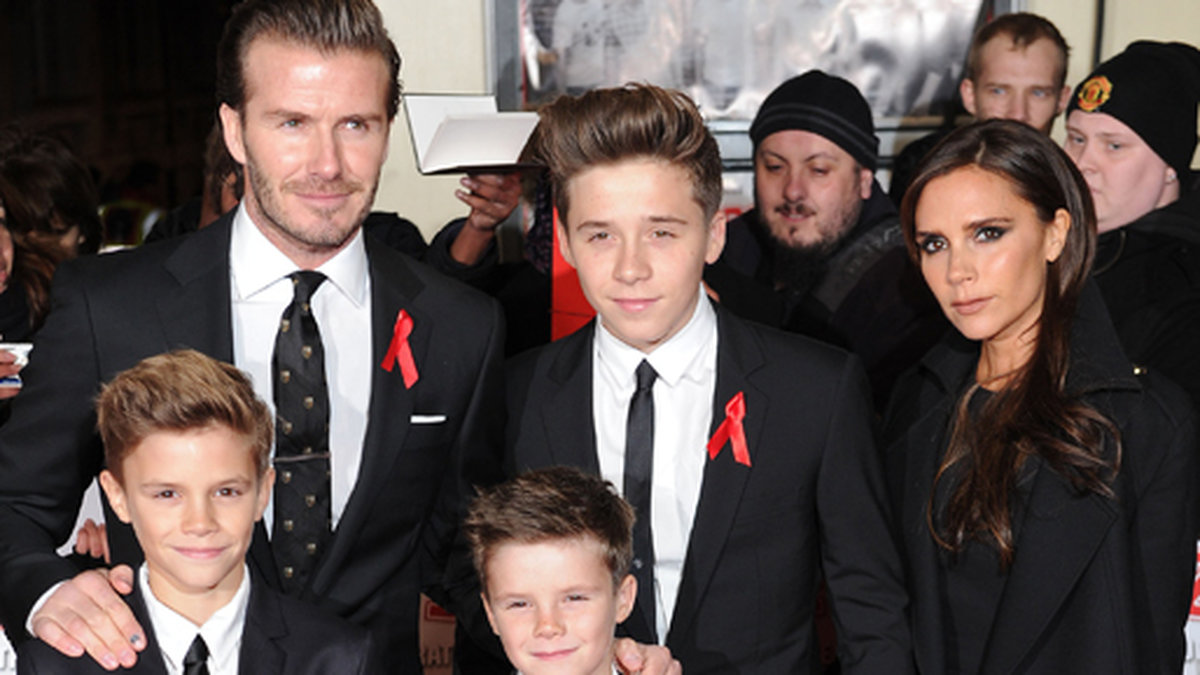 Hela familjen Beckham samlad! 