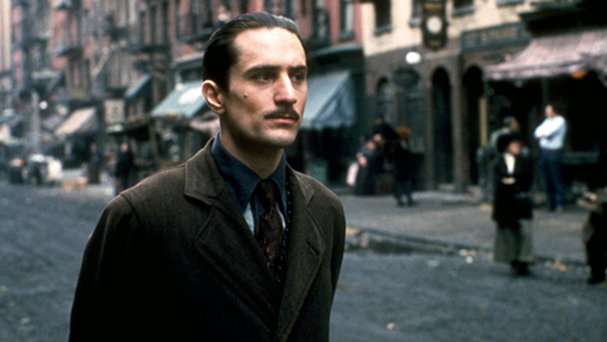 De Niro som Vito Corleone i "Gudfadern del 2".