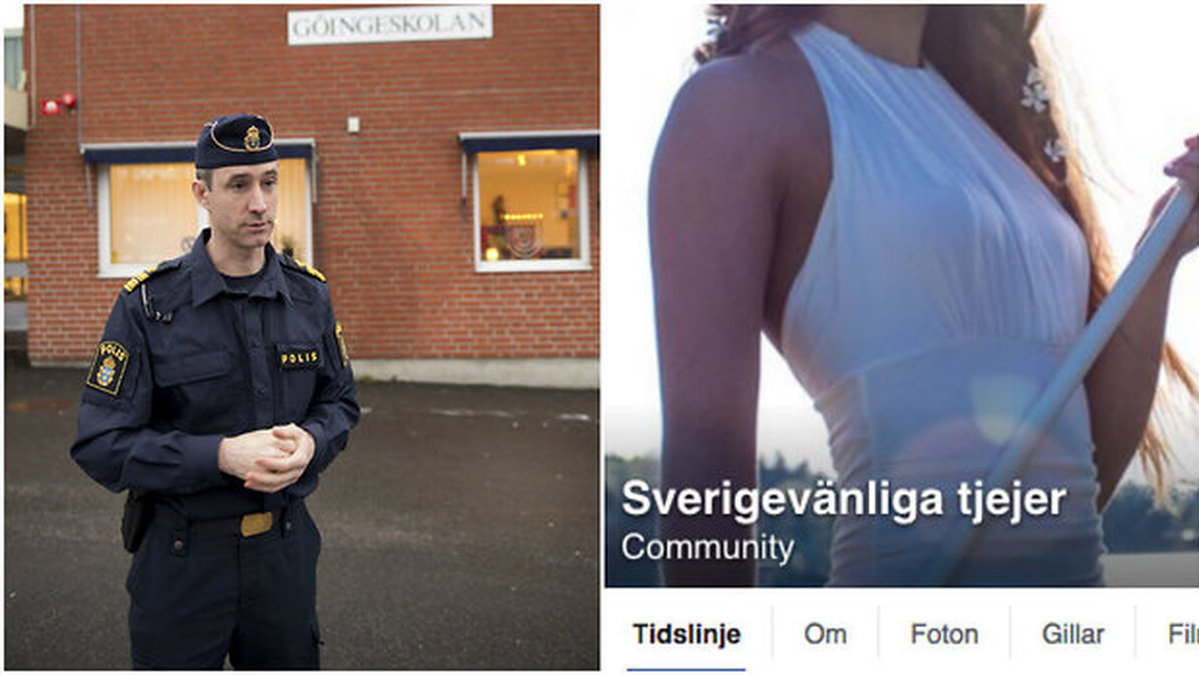 Det sprids rykten om den misstänkte 14-åringen. Facebooksidan "Sverigevänliga tjejer" ligger bakom ett av ryktena som fått stor spridning. Lokalpolischefen Pär Cederholm säger att ryktet inte stämmer in med bilden som polisen har. 