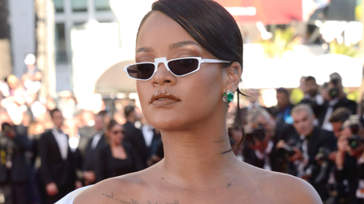 Rihanna på röda mattan i Cannes.