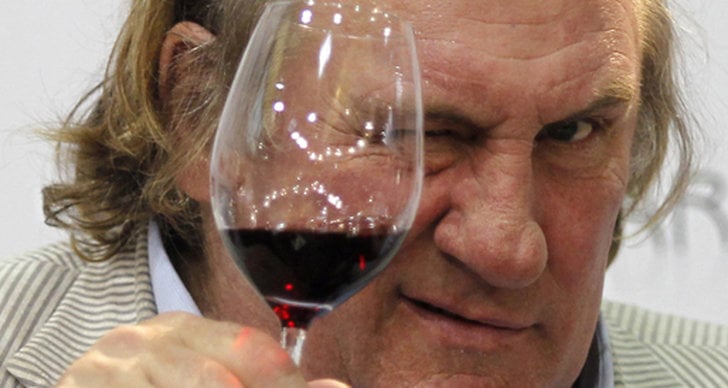 Gerard Depardieu, Alkohol