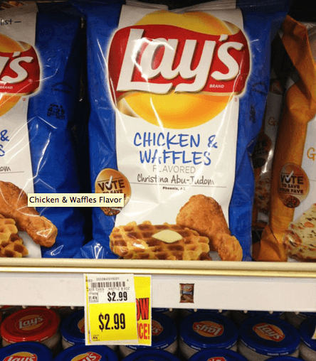 Kyckling- och våffelchips, mums! Kyckling- och våffelchips, mums!