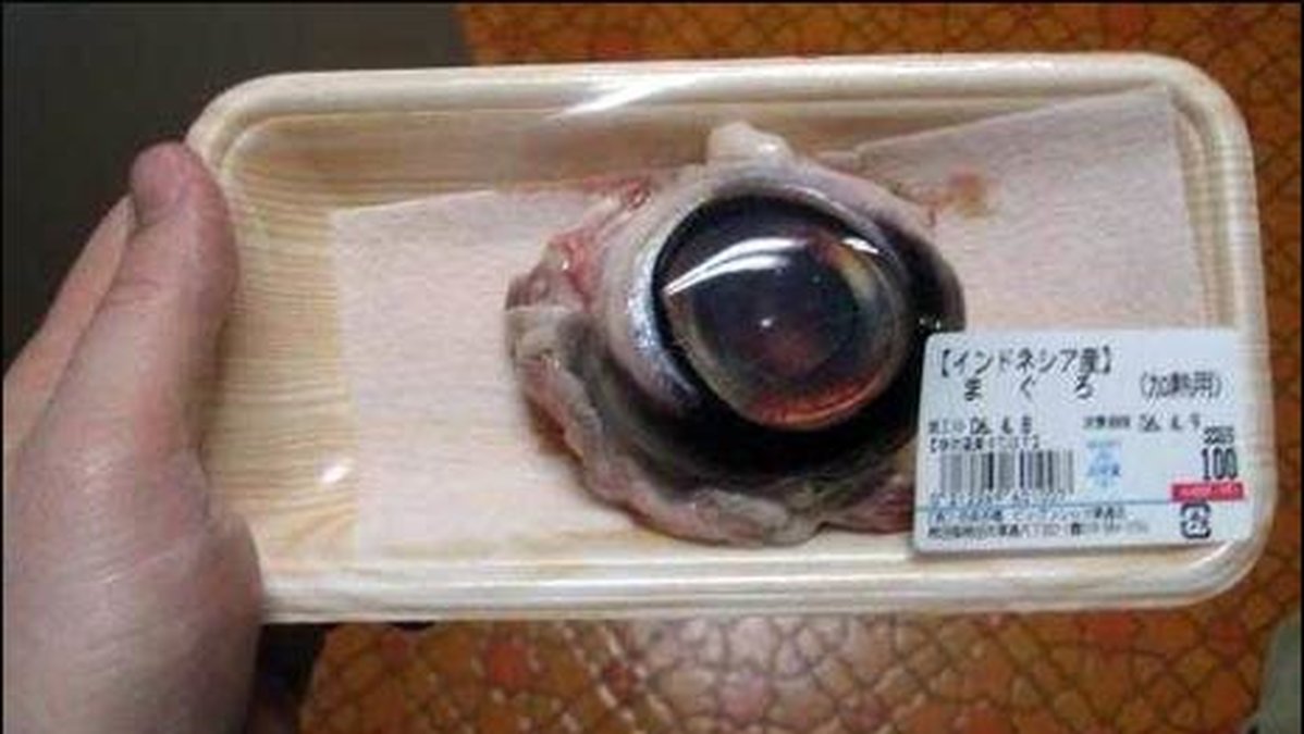 I Japan kan man även köpa fiskögon.