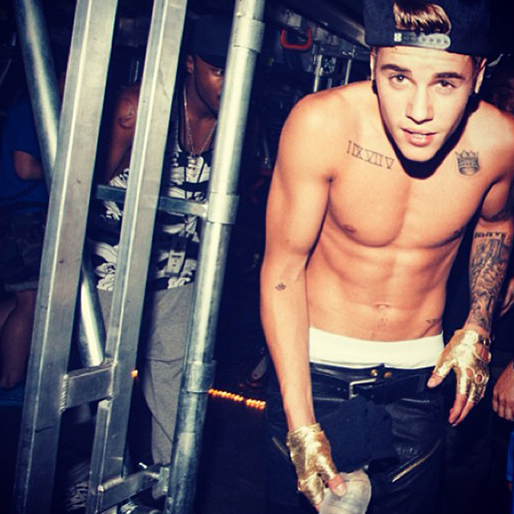 Justin Bieber har tränat hårt. Justin Bieber har tränat hårt.