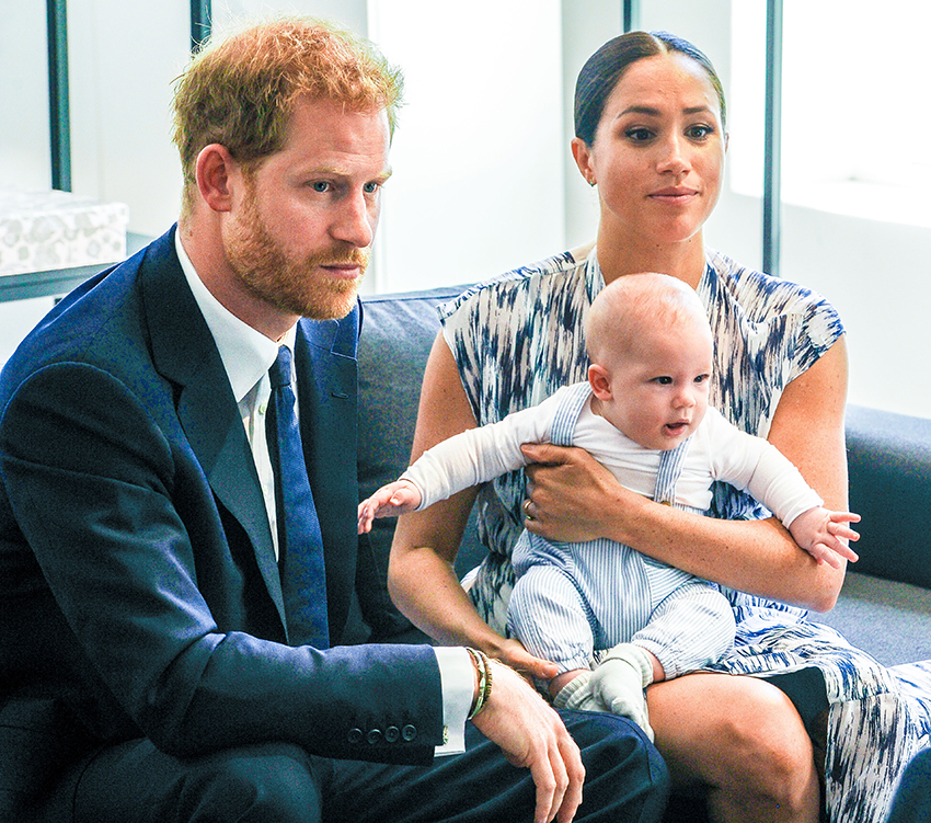 Prins Harry, Meghan Markle och sonen Archie Prins Harry, Meghan Markle och sonen Archie