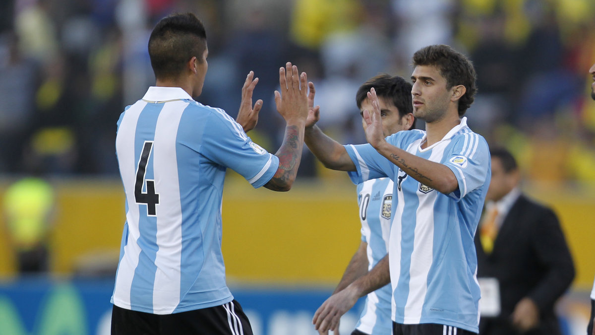 Argentina fick 1–1 borta mot Ecuador. 