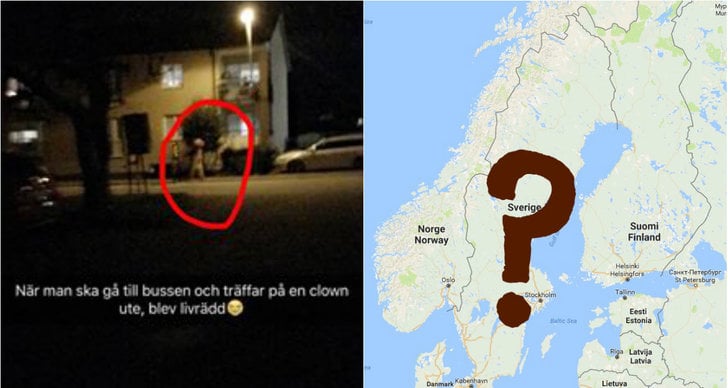 Clownattack, Sverige, Mördarclown