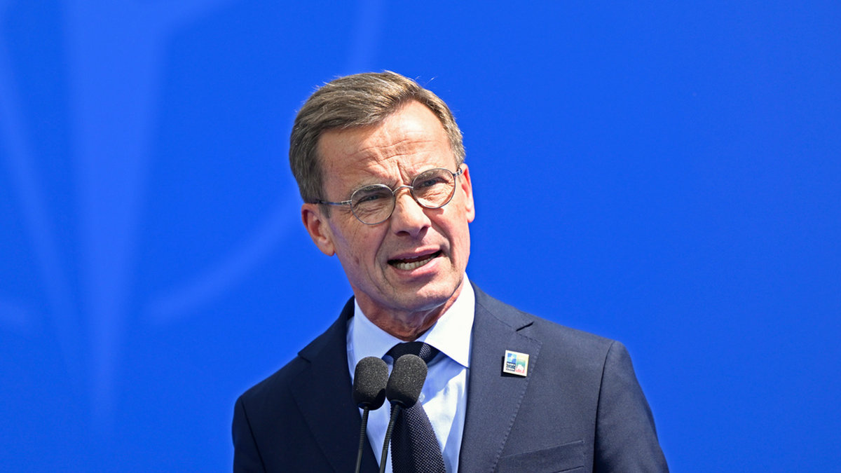 Statsminister Ulf Kristersson. Arkivbild.
