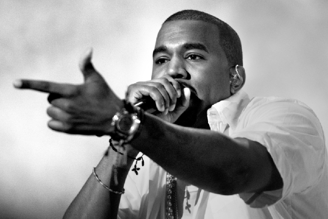 Rapparen Kanye är en frispråkig man.