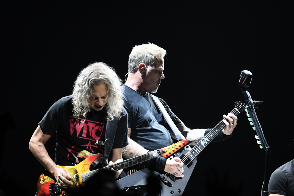 Lyssningarna på Metallica har ökat markant efter 'Stranger things'. Arkivbild.