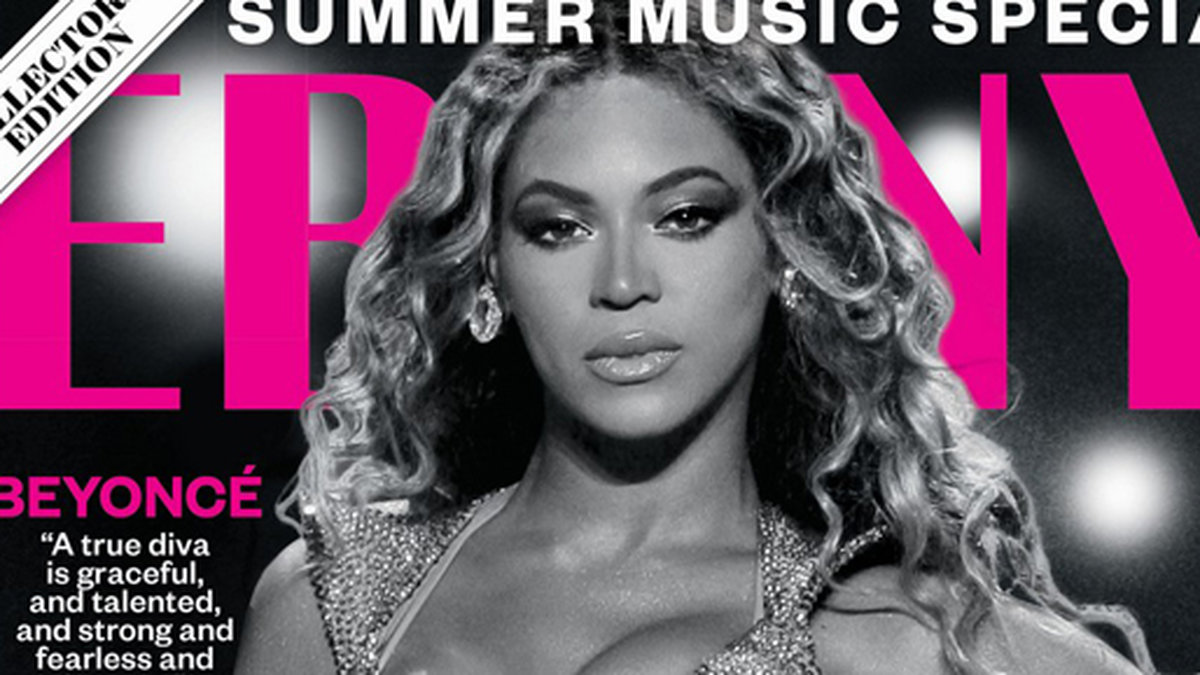 Beyoncé pryder omslaget av tidningen Ebony.
