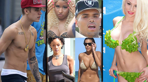Justin Bieber, Nicki Minaj, Chris Brown, Rihanna och Courtney Stodden är några av stjärnorna i veckans paparazzi. Justin Bieber, Nicki Minaj, Chris Brown, Rihanna och Courtney Stodden är några av stjärnorna i veckans paparazzi.