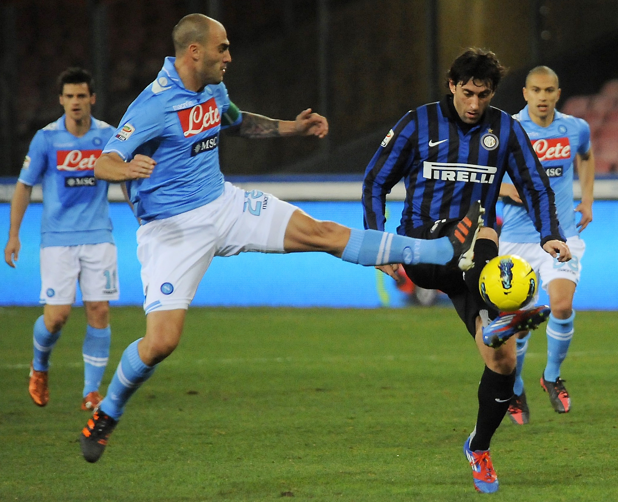 Napoli besegrade Inter med ett mål mot noll.
