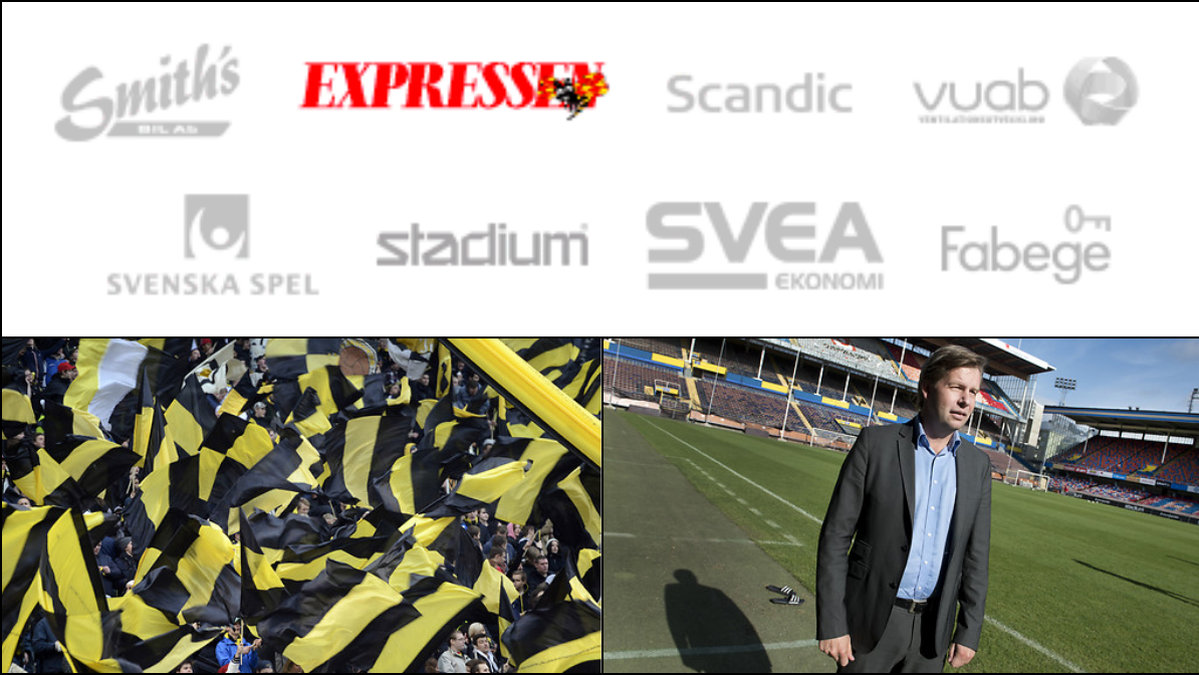 AIK-supportrarna uppmanade till bojkott av Expressen förra veckan. Men tidningen sponsrar klubben. 