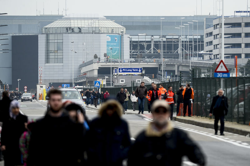 I tisdags exploderade två bomber på flygplatsen Zavenhem i Bryssel. Här evakuerades människor från flygplatsen.