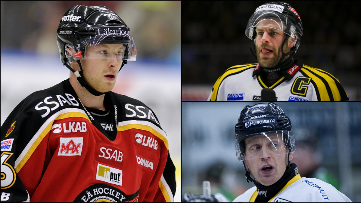 Linus Klasen, Jörgen Sundqvist och Johan Davidsson är några av SHL-spelarna som tjänar mest i ligan. 
