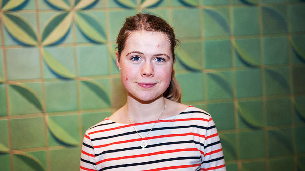 Klara Lidman är Grön Ungdoms talesperson för feminism.