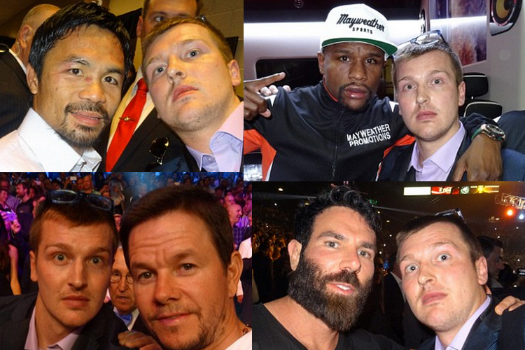 Mark Wahlberg, Floyd Mayweather jr, Leonardo DiCaprio, Dan Bilzerian, boxning, Manny Pacquiao