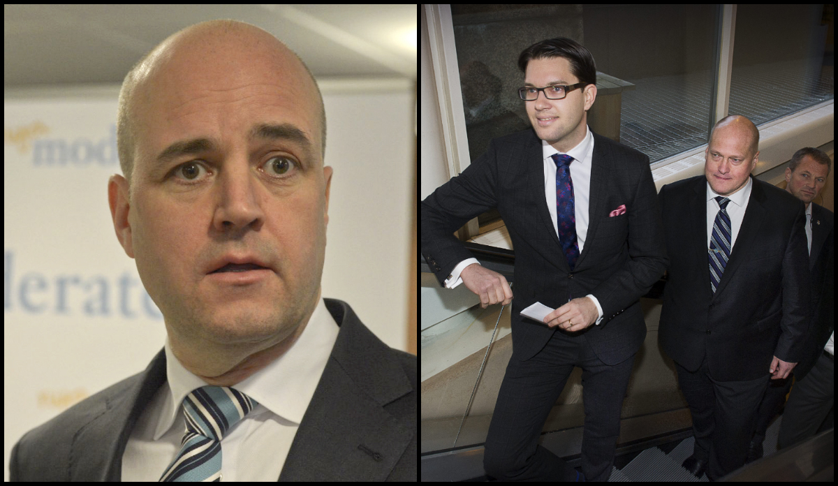 Fredrik Reinfeldt, Moderaterna, Undersökning, Yougov, Sverigedemokraterna