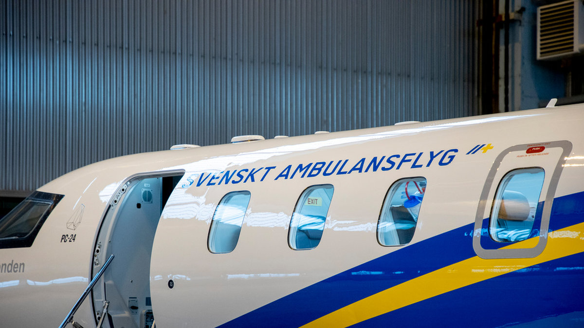 Kommunalförbundet Svenskt Ambulansflyg, KSA, samägs av Sveriges 21 regioner. Arkivbild.