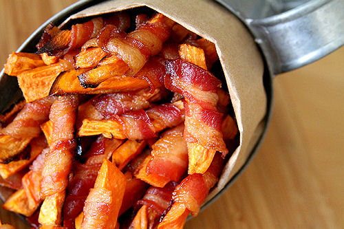 Baconinlindade pommesfrites. AWESOME! Baconinlindade pommesfrites. AWESOME!