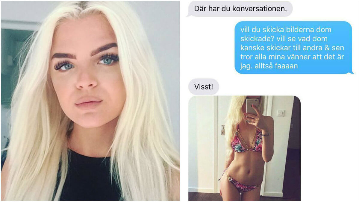 Saga Husberg, 20, i Stockholm har råkat ut för en misstänkt id-kapning.