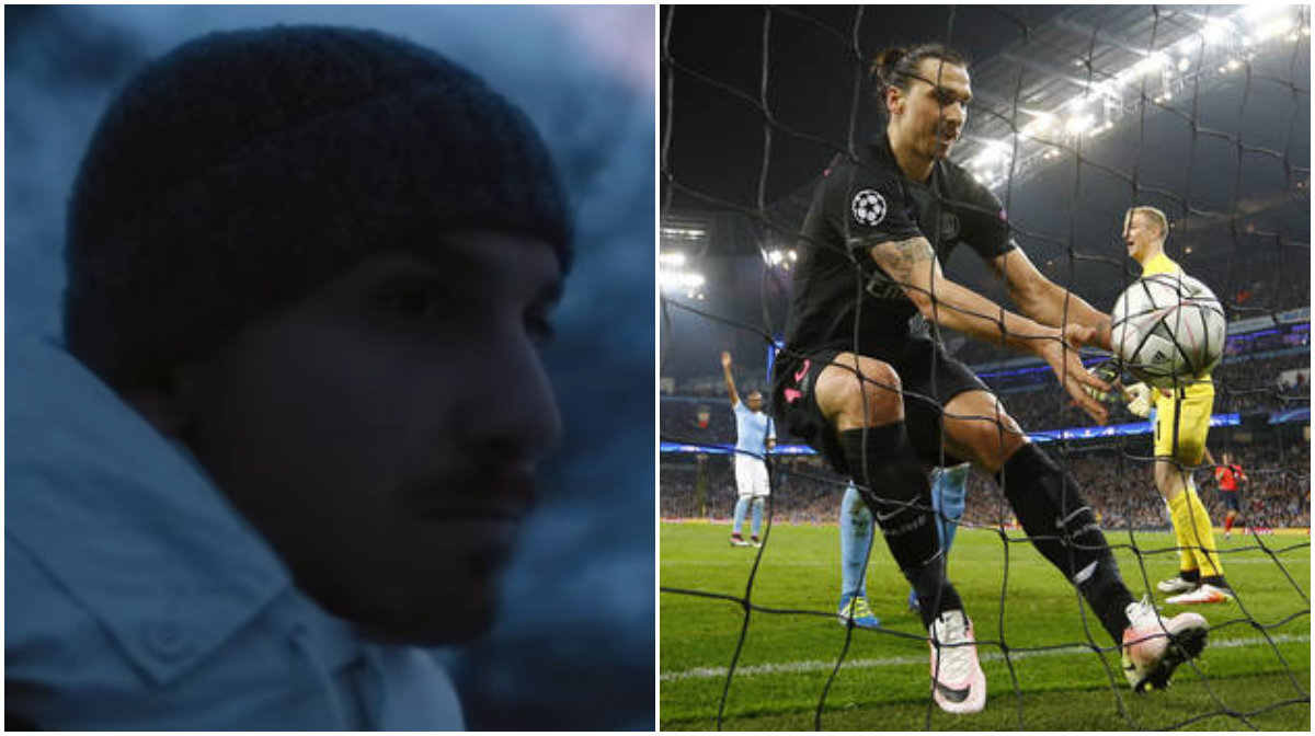 Zlatan åkte ut i tisdags mot City i Champions League, under torsdagen ska han sen ha spelat in en reklamfilm med Volvo. 