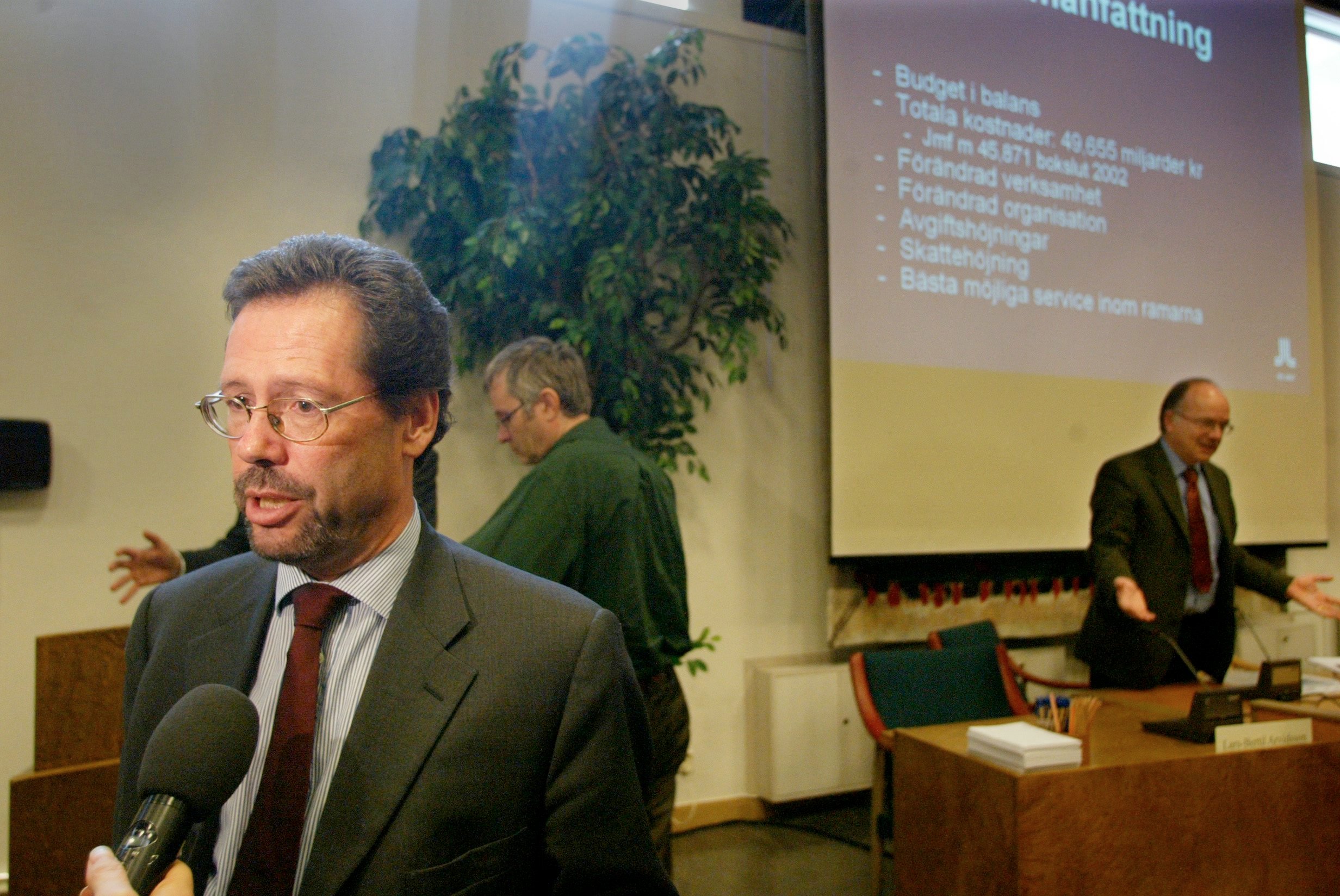 Sören Olofsson arbetade som landstingsdirektör redan 2003 - då i Stockholm.
