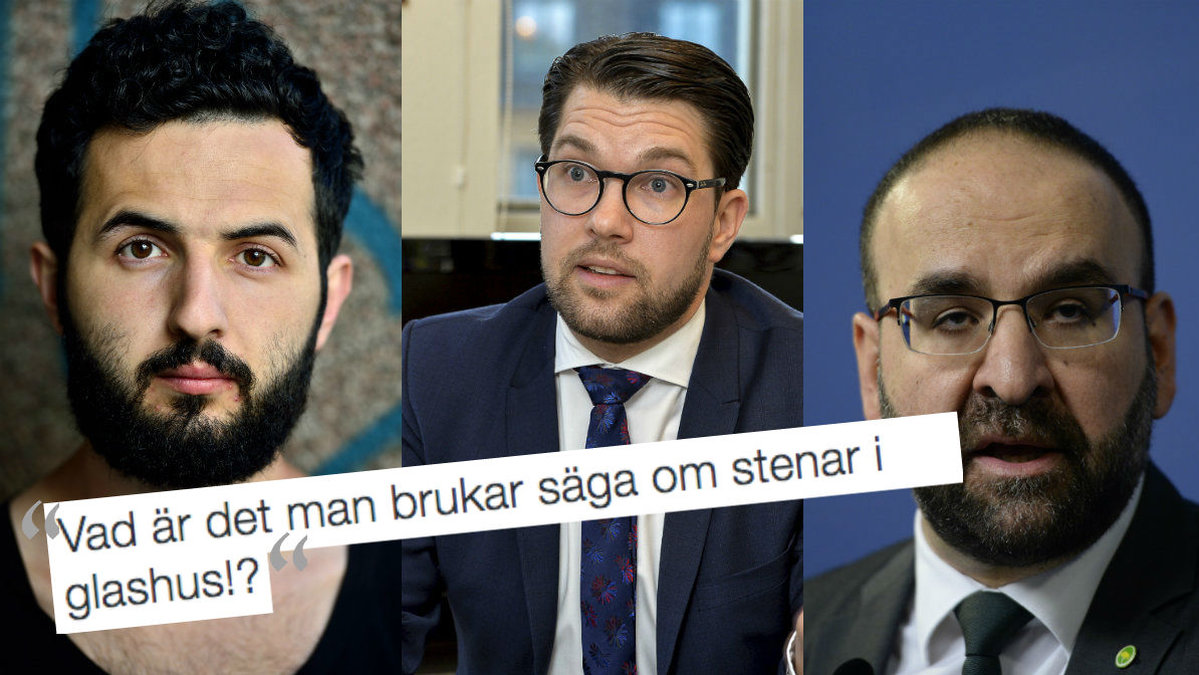 Jimmie Åkesson kritiserade statsministern efter minister Mehmet Kaplans avgång. Då svarade komikern Soran Ismail. 