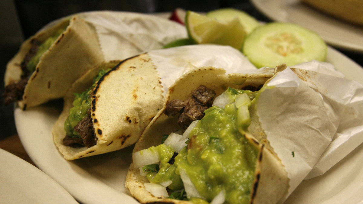Ingen tacos utan guacamole.