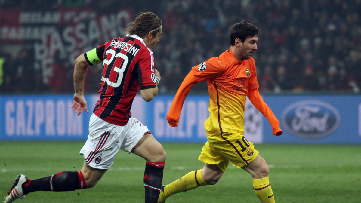 Milan spelade mycket defensivt och hade bra koll på Barcelonas anfallsspel.